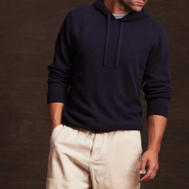 Men's Classic Straight Drawstring Sweatshirt