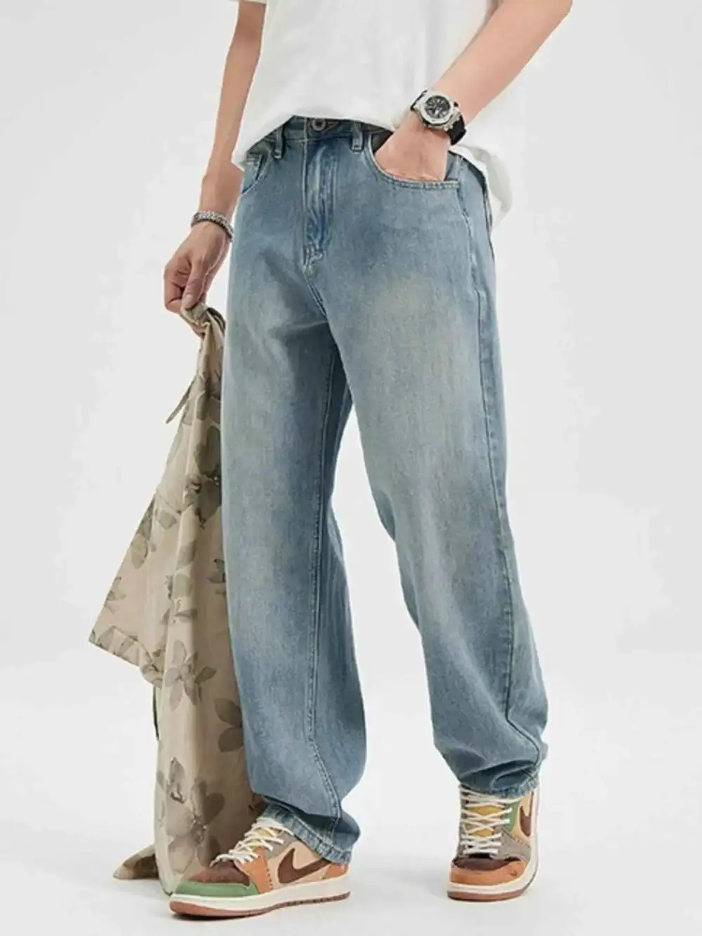 Simple Wide Leg Jeans