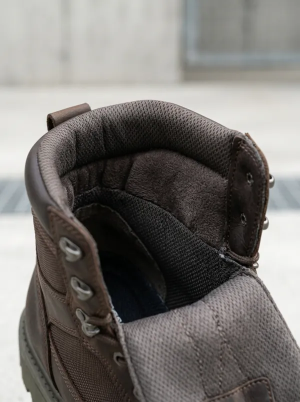 Jobsite Tactical Leather-Look Men's Waterproof Work Boots