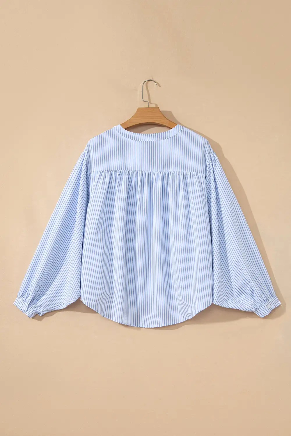 Women's Floral Print Striped Tunic Blouse