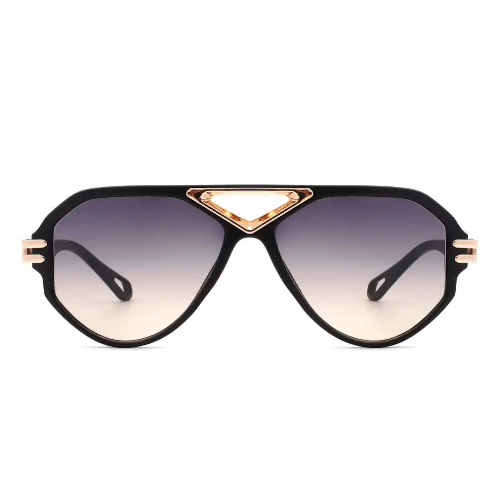 Jelly Round Geometric Frame Sunglasses