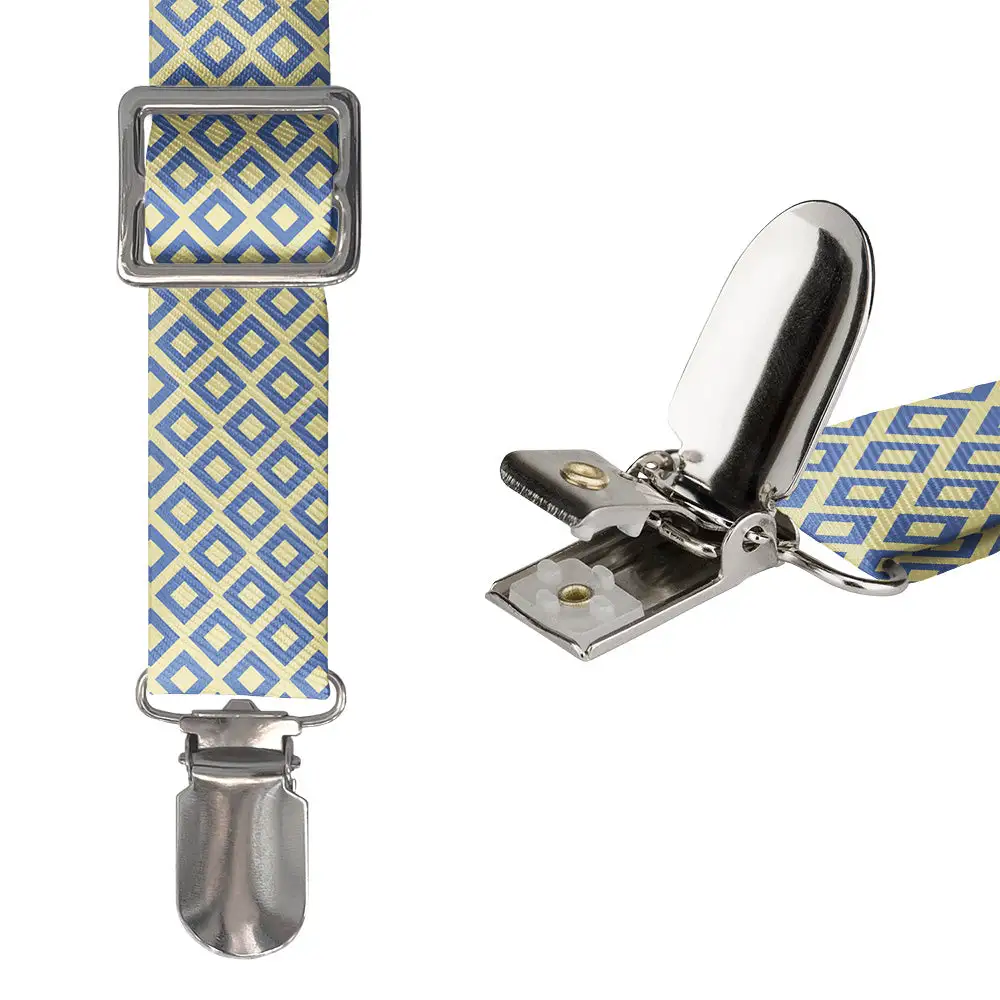 Clancy Geometric Pattern Suspenders