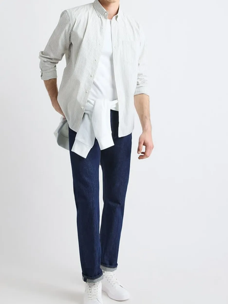 Bright White Short Sleeve Crew-Neck T-Shirt