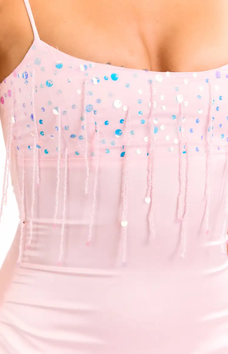 Satin Light Party Mini Dress