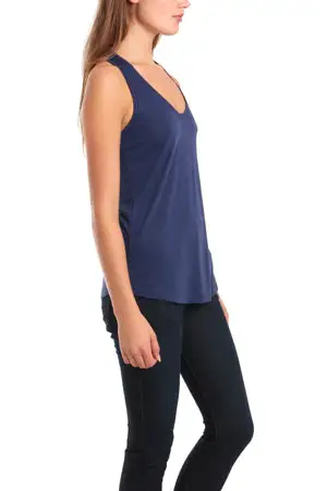 Textured Cotton Tank Top