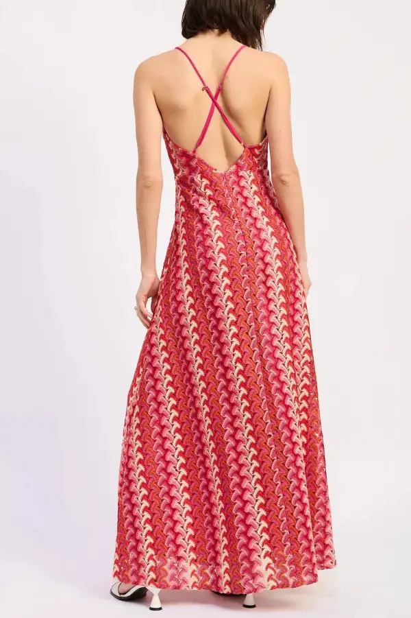 Halter Textured Women's Casual Dress