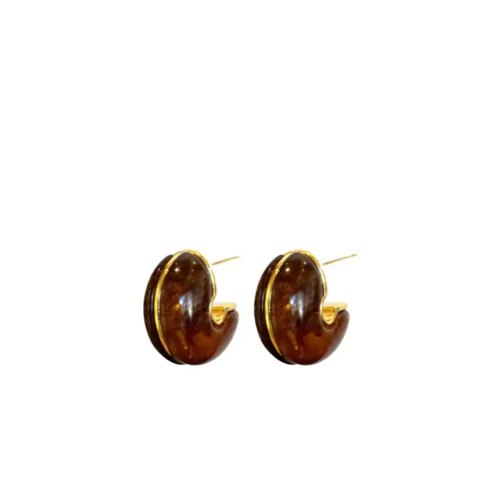 Sleek Refined Hoop Earrings