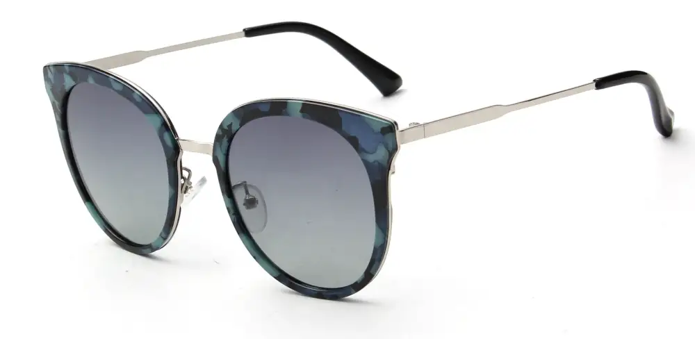 Polarized Round Cat-Eye Everyday Edit Sunglasses