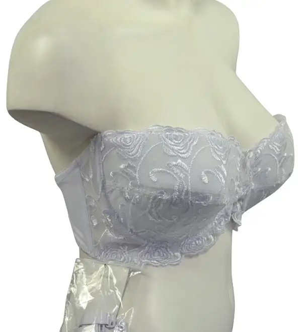 Embroidered Balconette Bra
