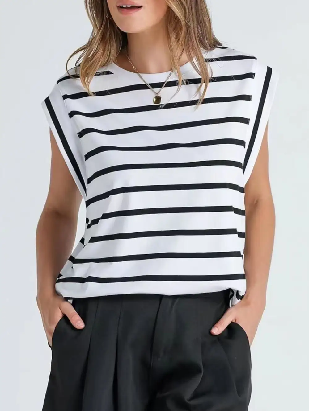 Casual Round Neck Tank