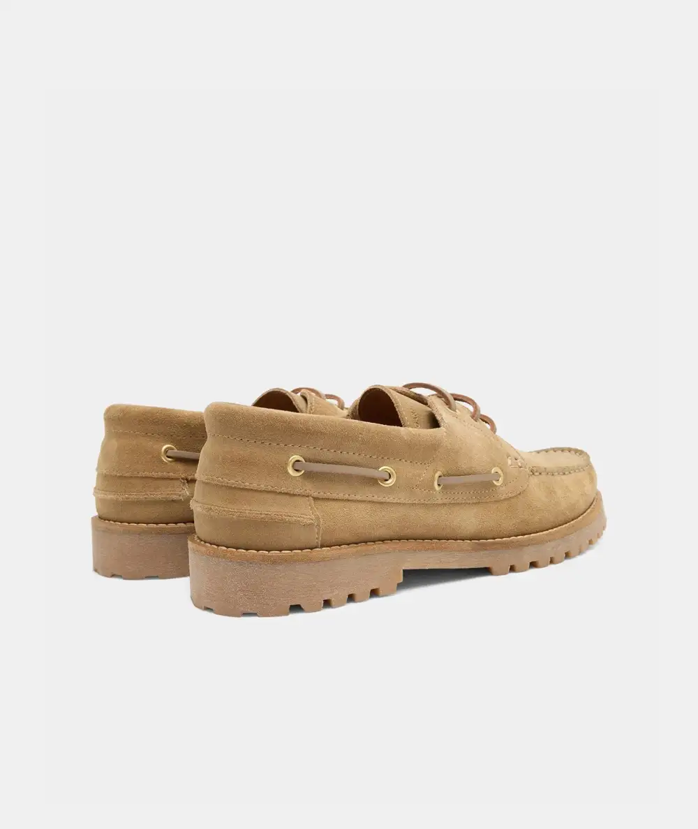 Modern Suede Boat Shoes