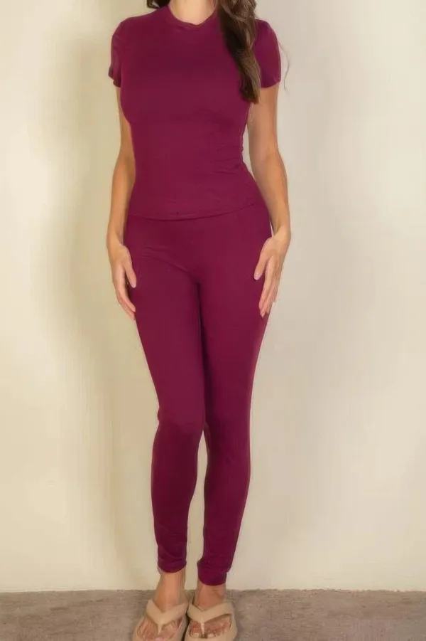 Modern Basic Solid Leggings
