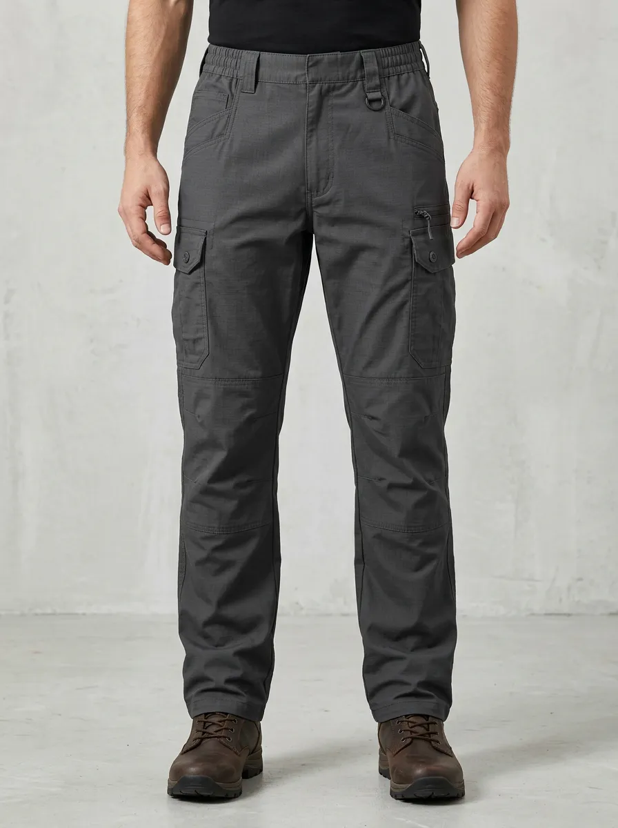 Everyday Textured Men's Multi-Pocket Waterproof Tactical Cargo Pants