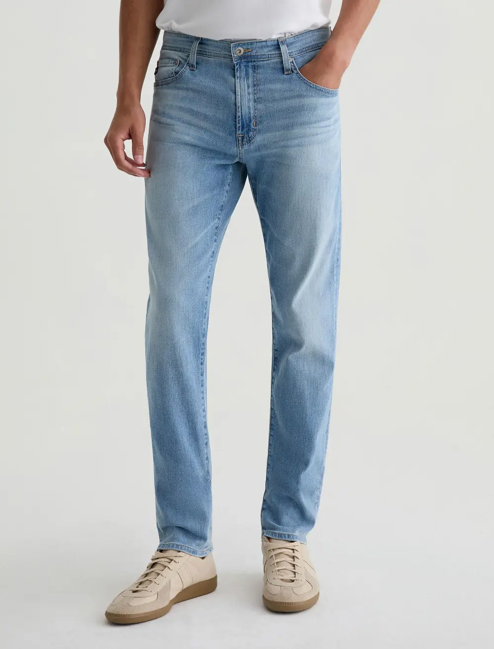 Men's Modern Slim Nylon Blend Jeans