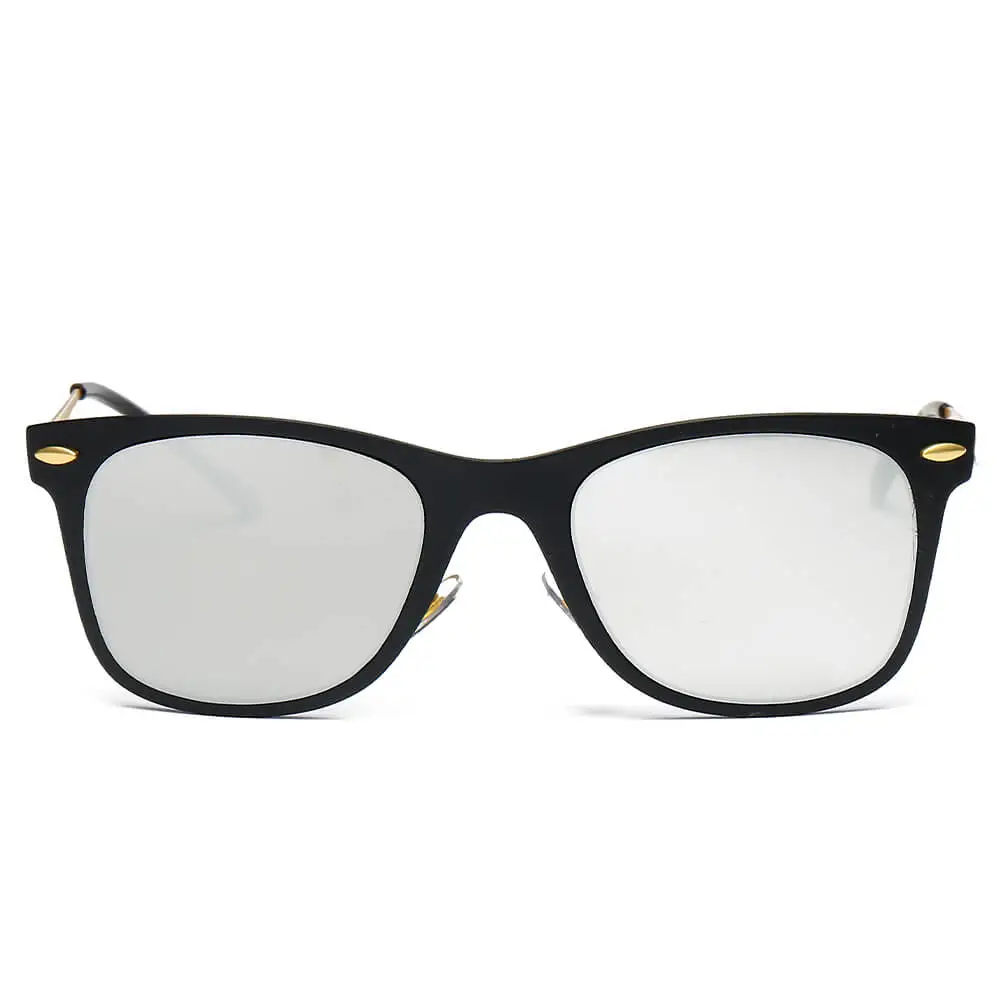 Classic Horn Rimmed Rectangle Sunglasses