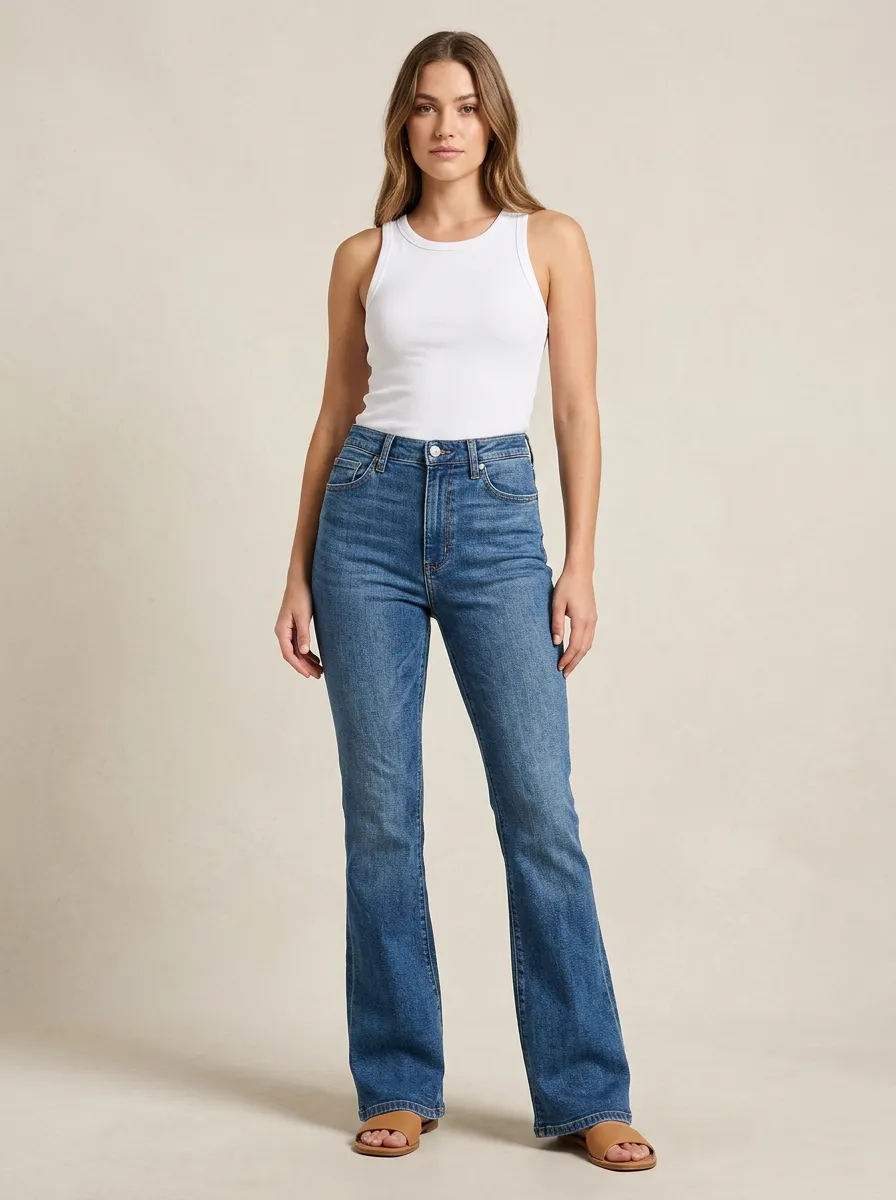 Timeless High Rise Flare Jeans