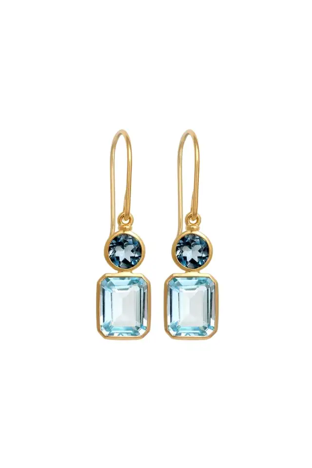 Topaz Drop Earrings