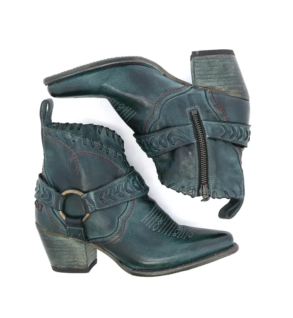 Harness Woven Western Boots