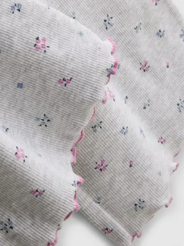 5-15yrs | Ribbed Floral Print Pyjamas