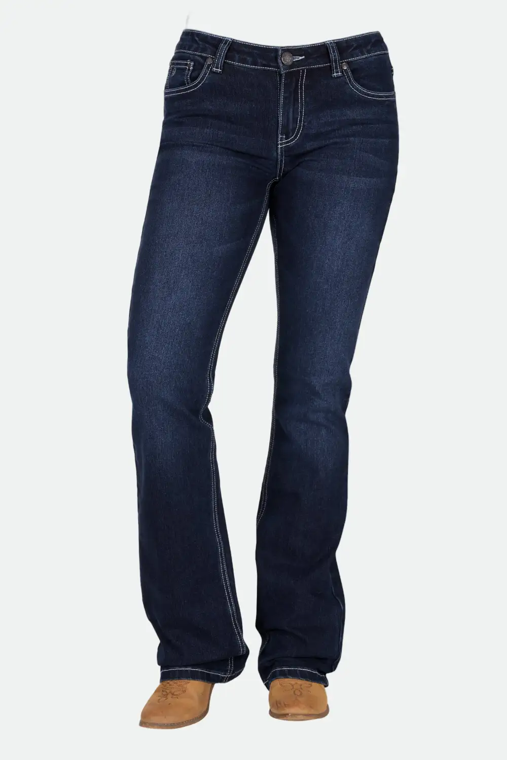 Women's Classic Panel Detail Classic Jeans