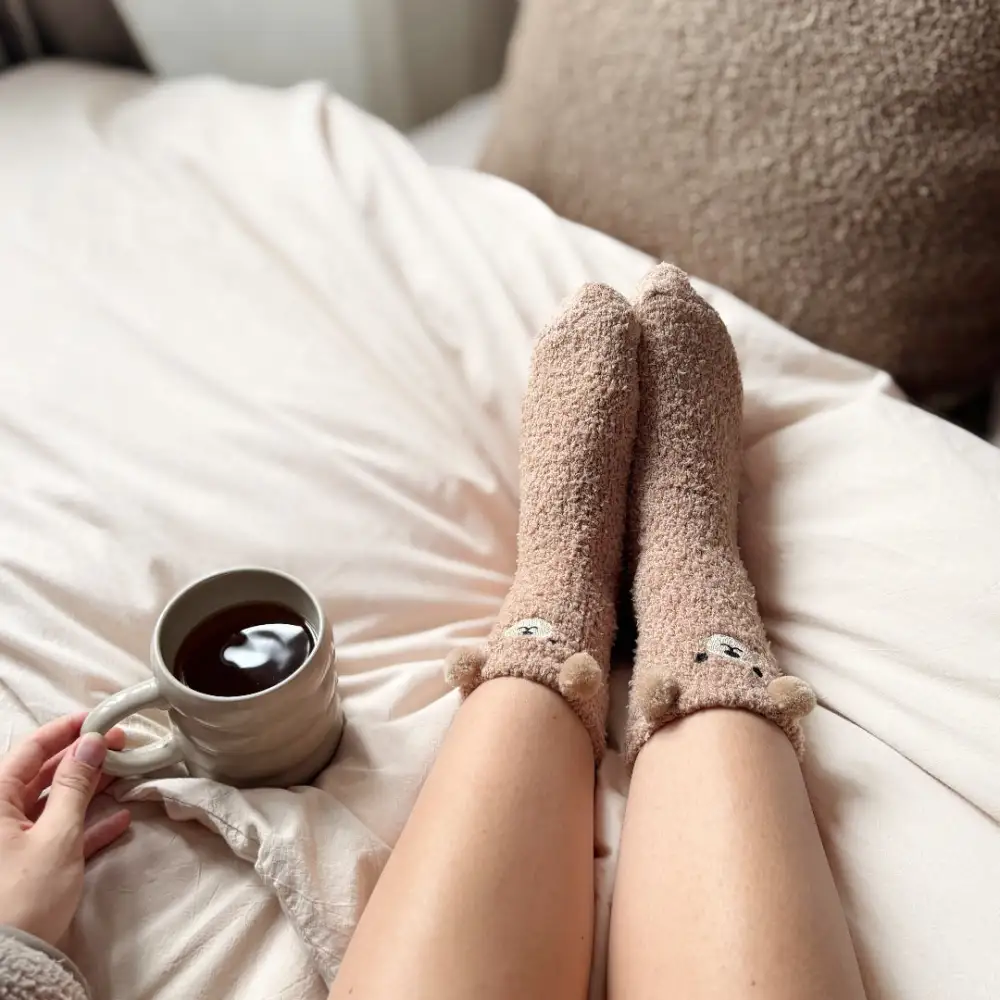 Soft Teddy Bear Socks Pack