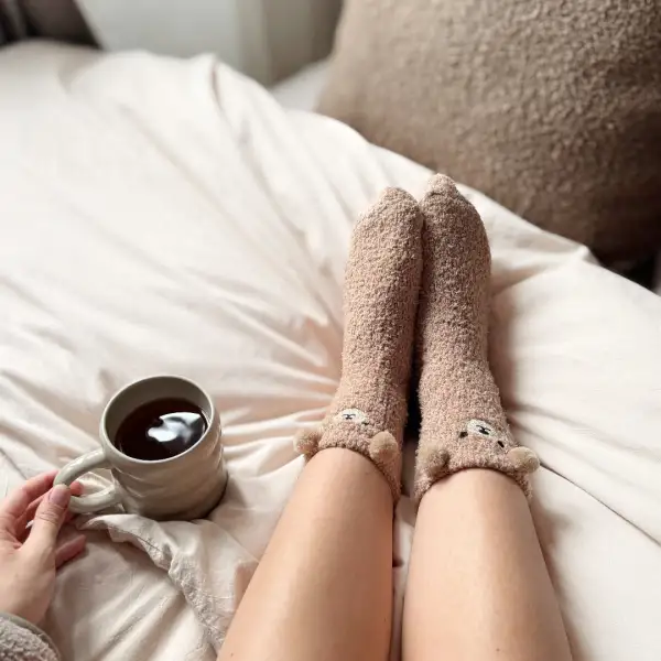 Soft Teddy Bear Socks Pack