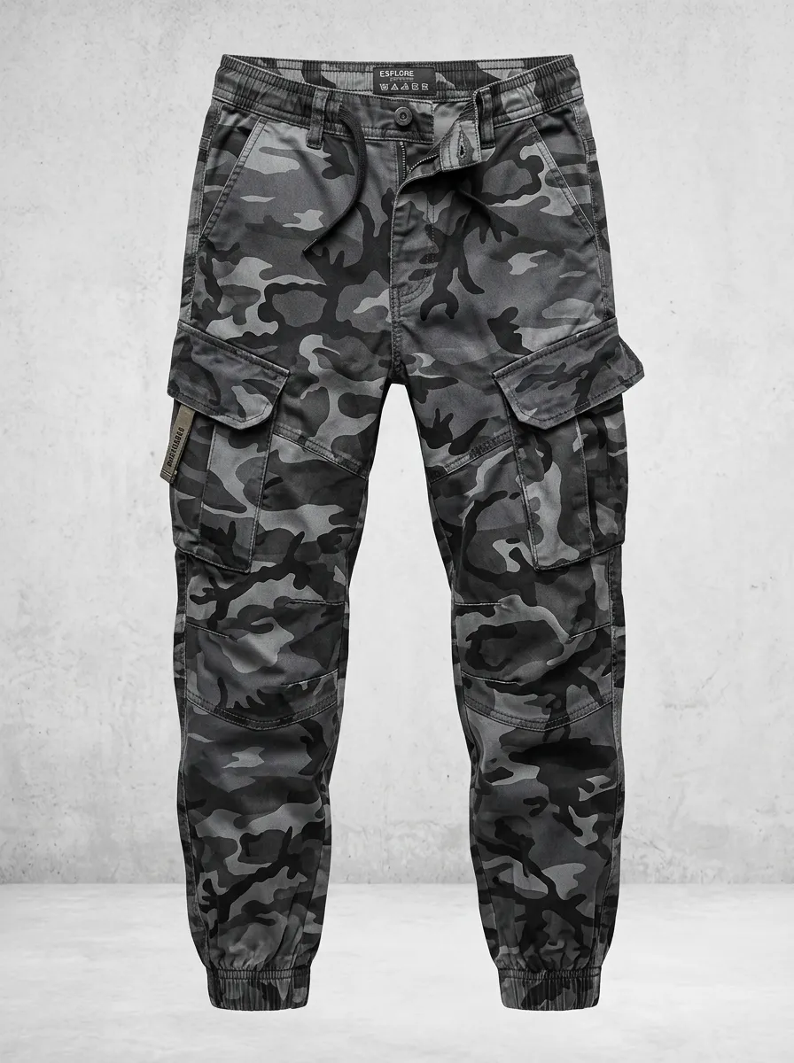 Tactical- Camouflage Camouflage Cargo Pants