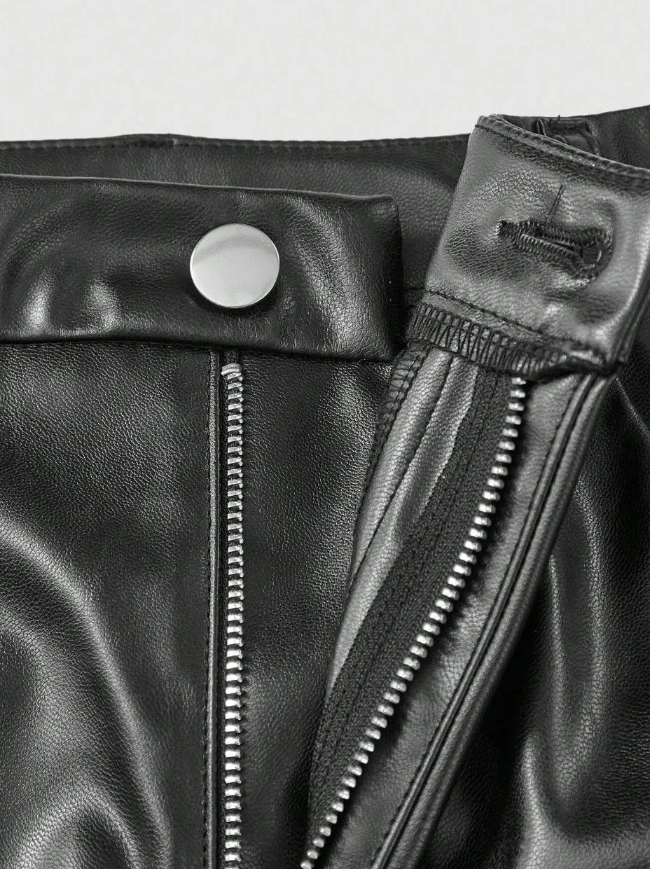 Faux Leather Pants