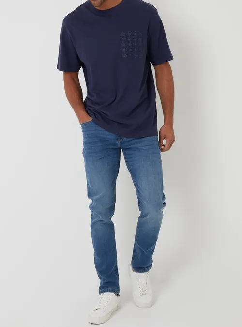 Light Wash Slim-Fit Jeans
