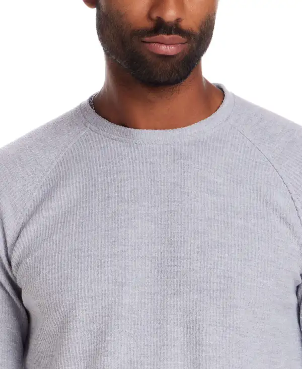 Men's Classic Textured Crewneck Raglan T-Shirt