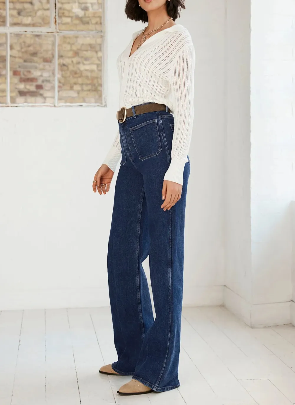 Casual Style Wash Straight Jeans