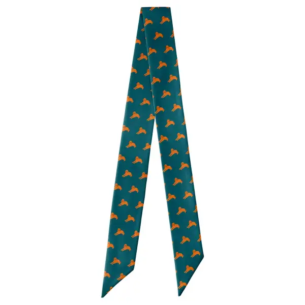 Goldendoodle Motif Hair Scarf
