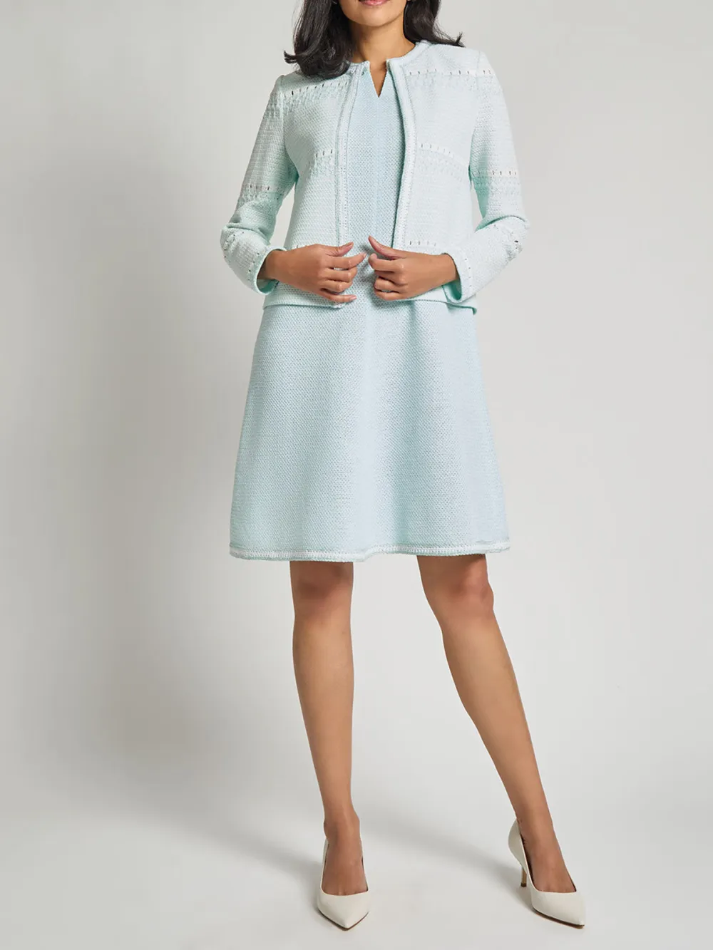 Round Neck Short Women's Knitwear