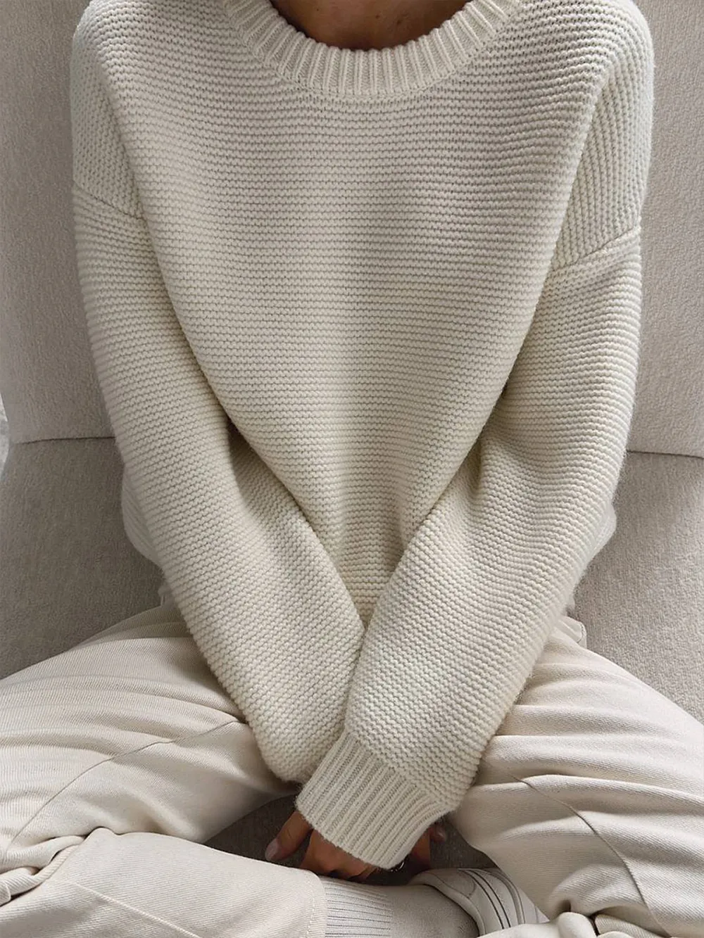 Cotton Knit Sweater