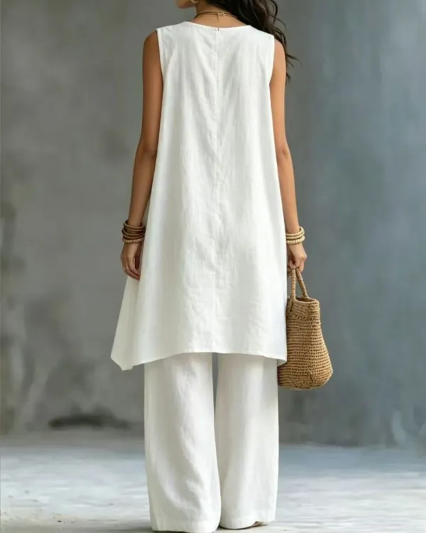 Boho Draped Two-Piece Set