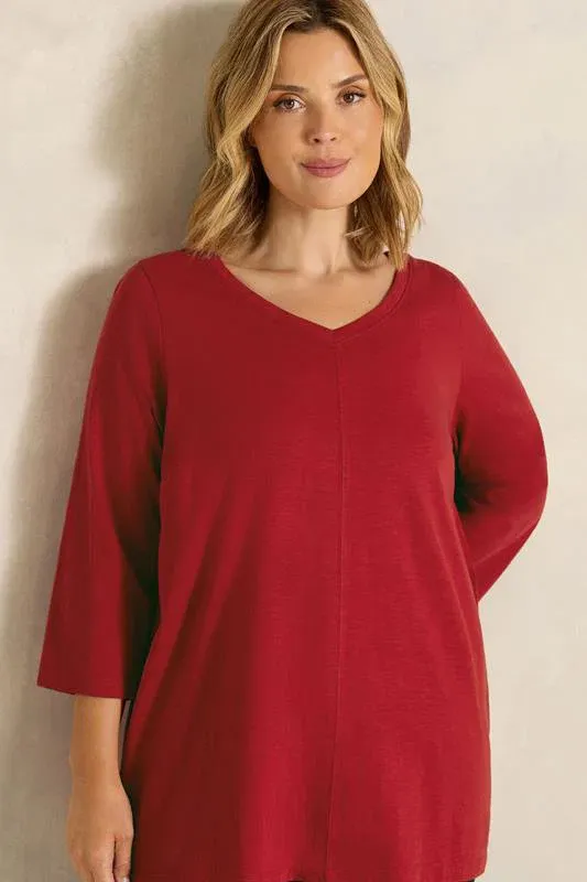 Red Cotton T-Shirt