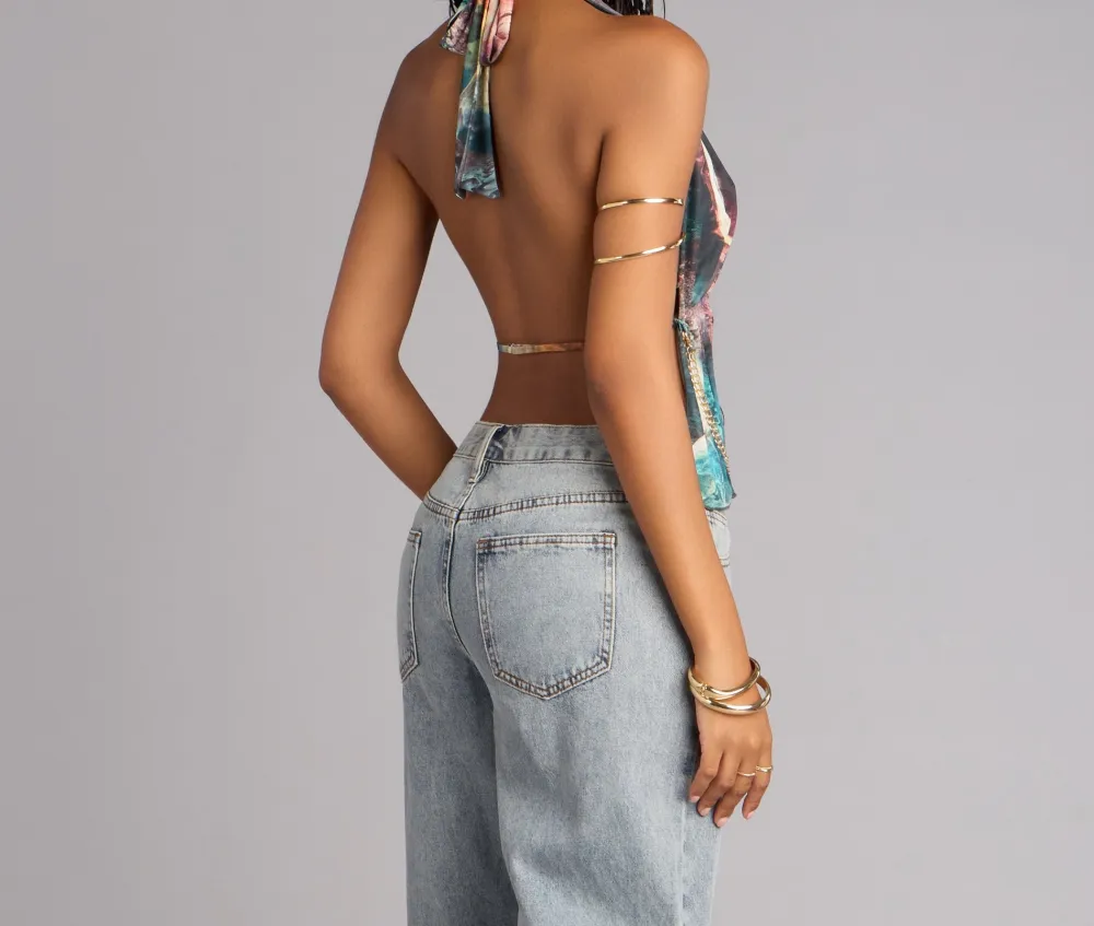 Butterfly Halter Top