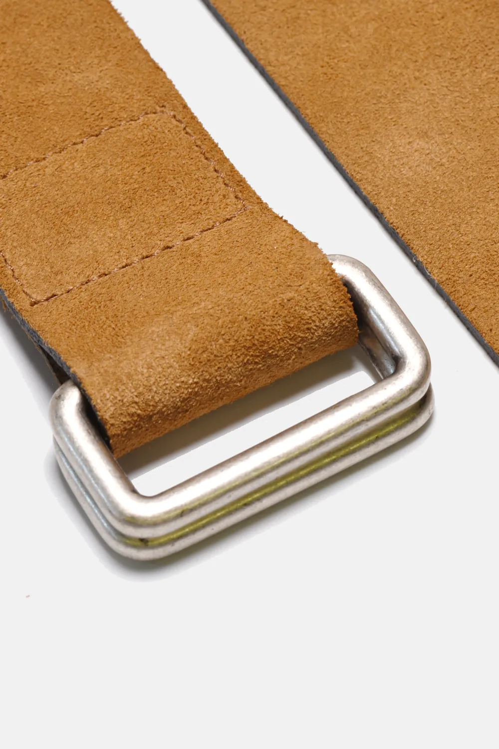 Suede Square Ring Belt