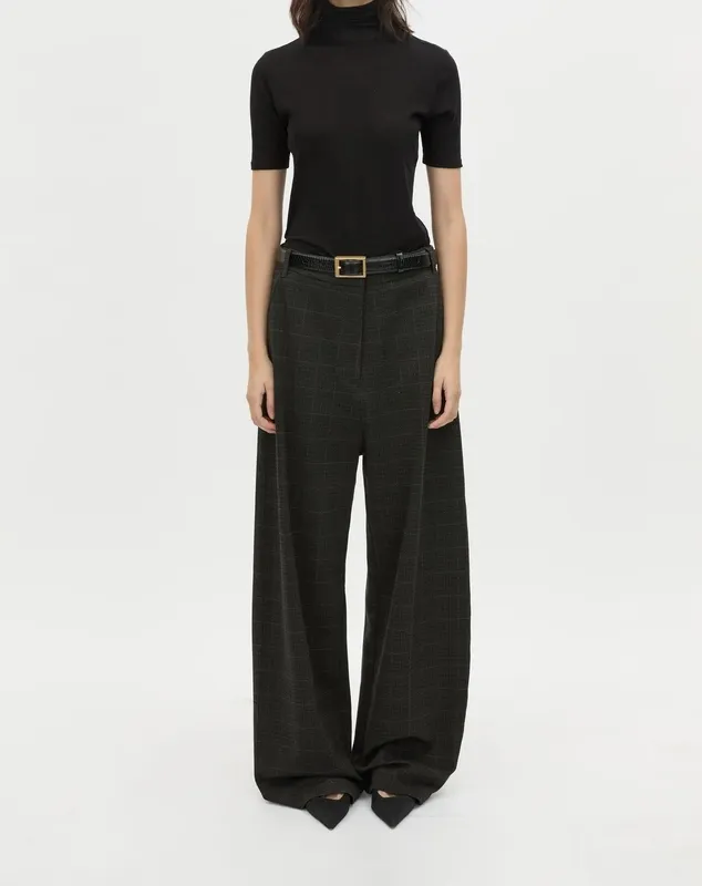 Charcoal Tailored Pants