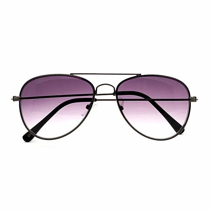 Aviator Progressive Smoke-Lens Reading Sunglasses