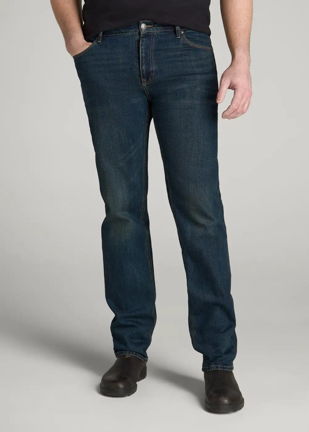 Men's Everyday Straight Leg Cotton Stretch Jeans