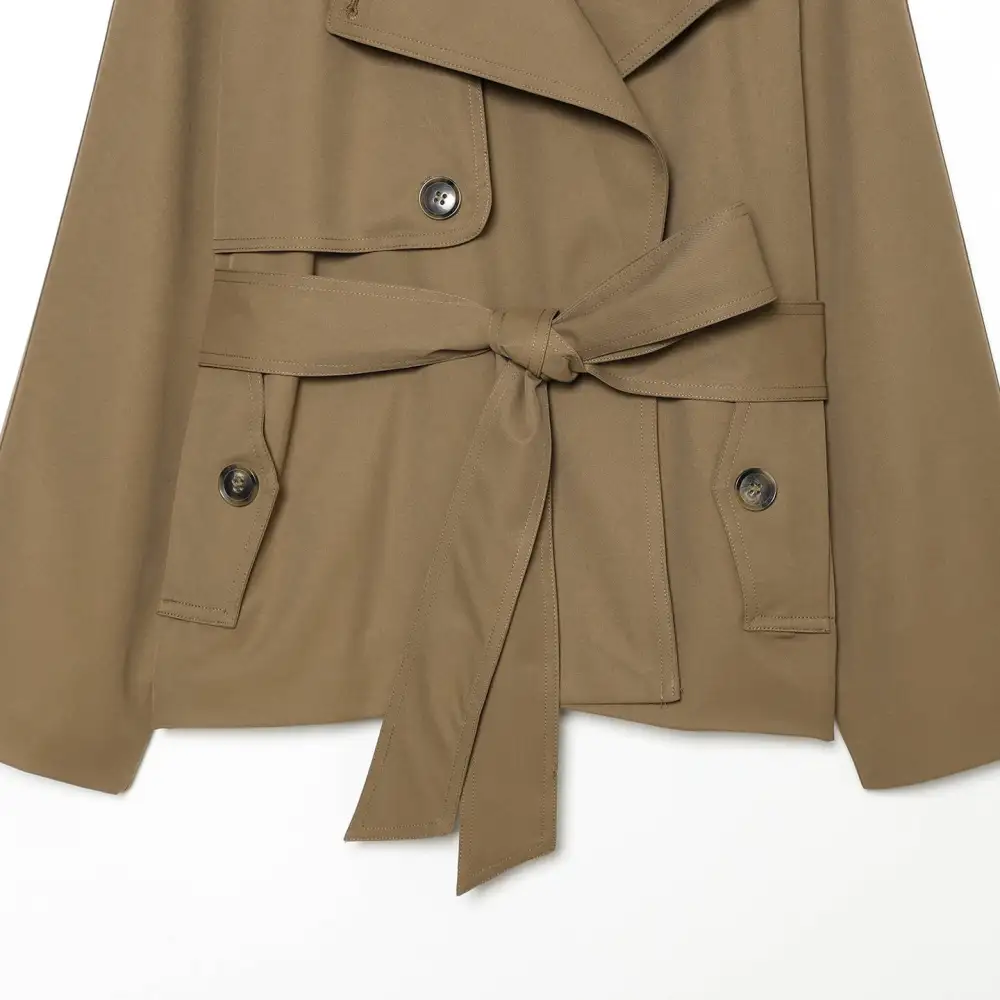 Versatile Double Breasted Trench Coat