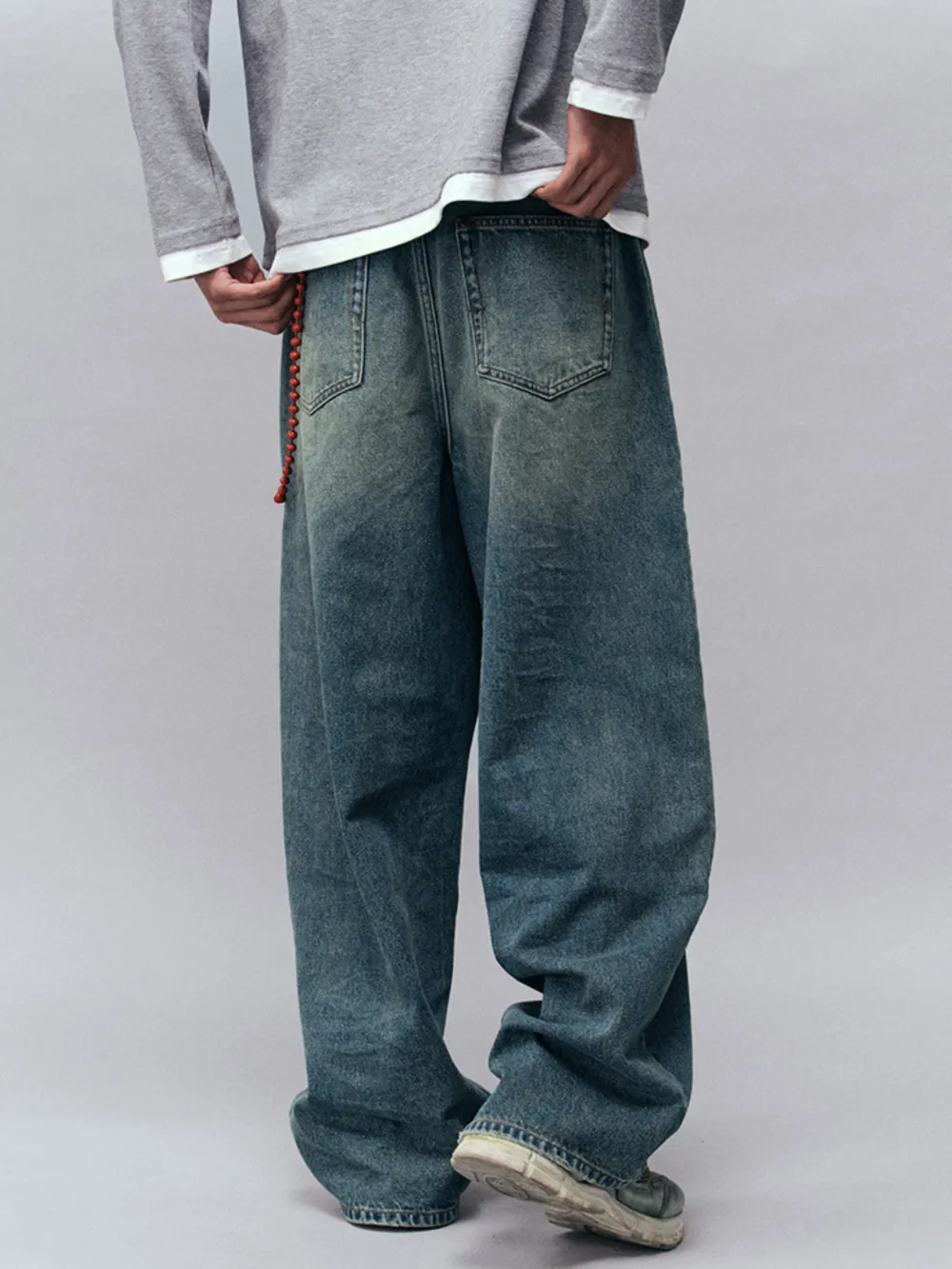 Relaxed Loose Fit Denim Jeans