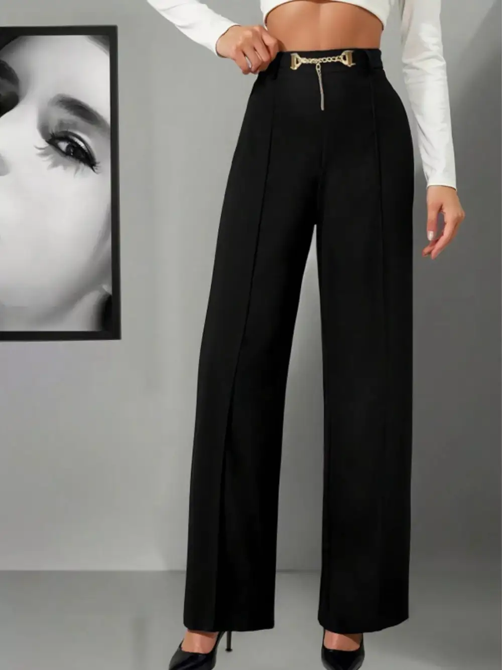 Everyday Wide Leg High Waist Pants