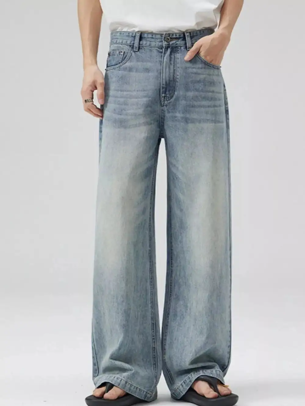 Clean Look Wide Leg Jeans