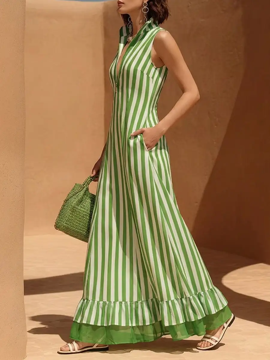 Ruffled Maxi Dress