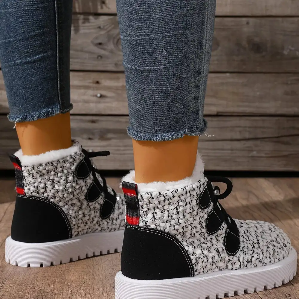 Refined Lace-Up Ankle Boots