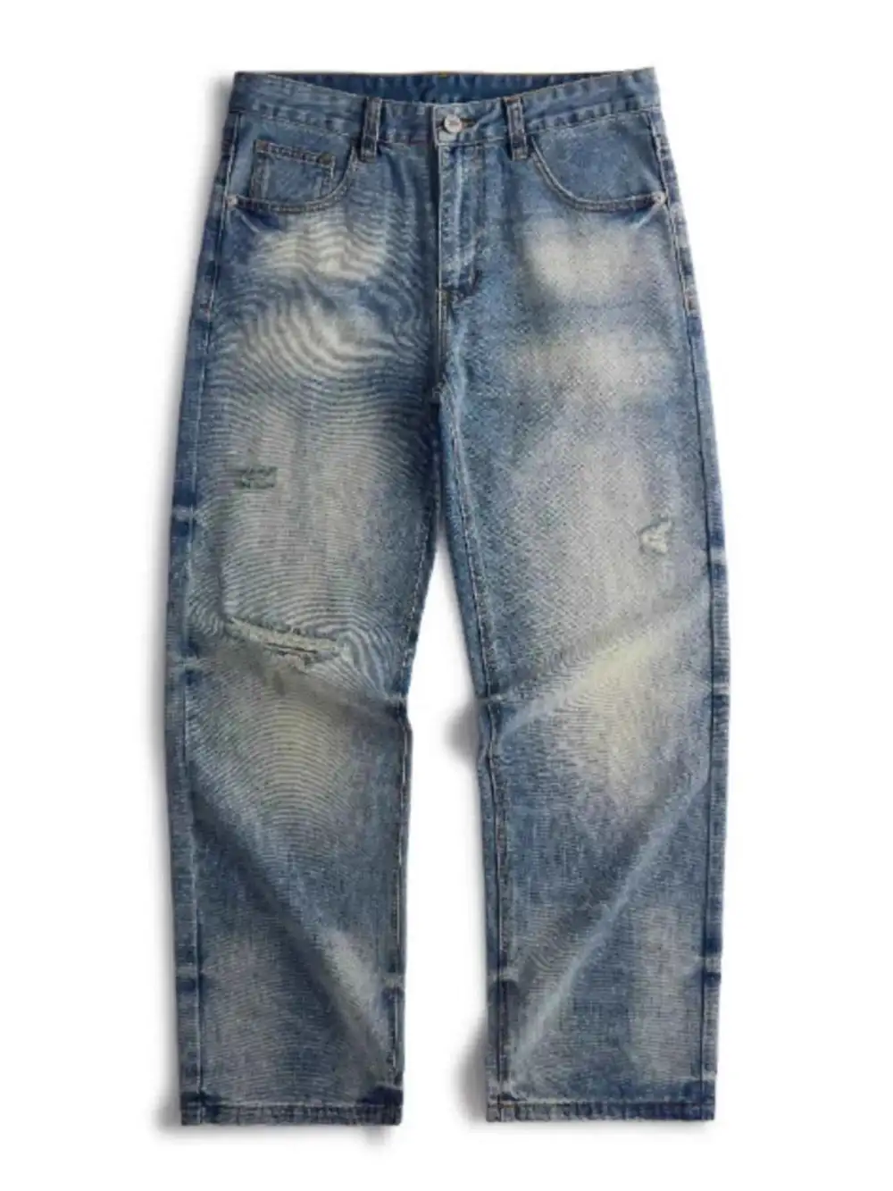 Everyday Distressed Relaxed Fit Jeans