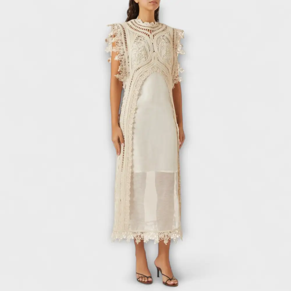 Mira Woven Hollow Organza