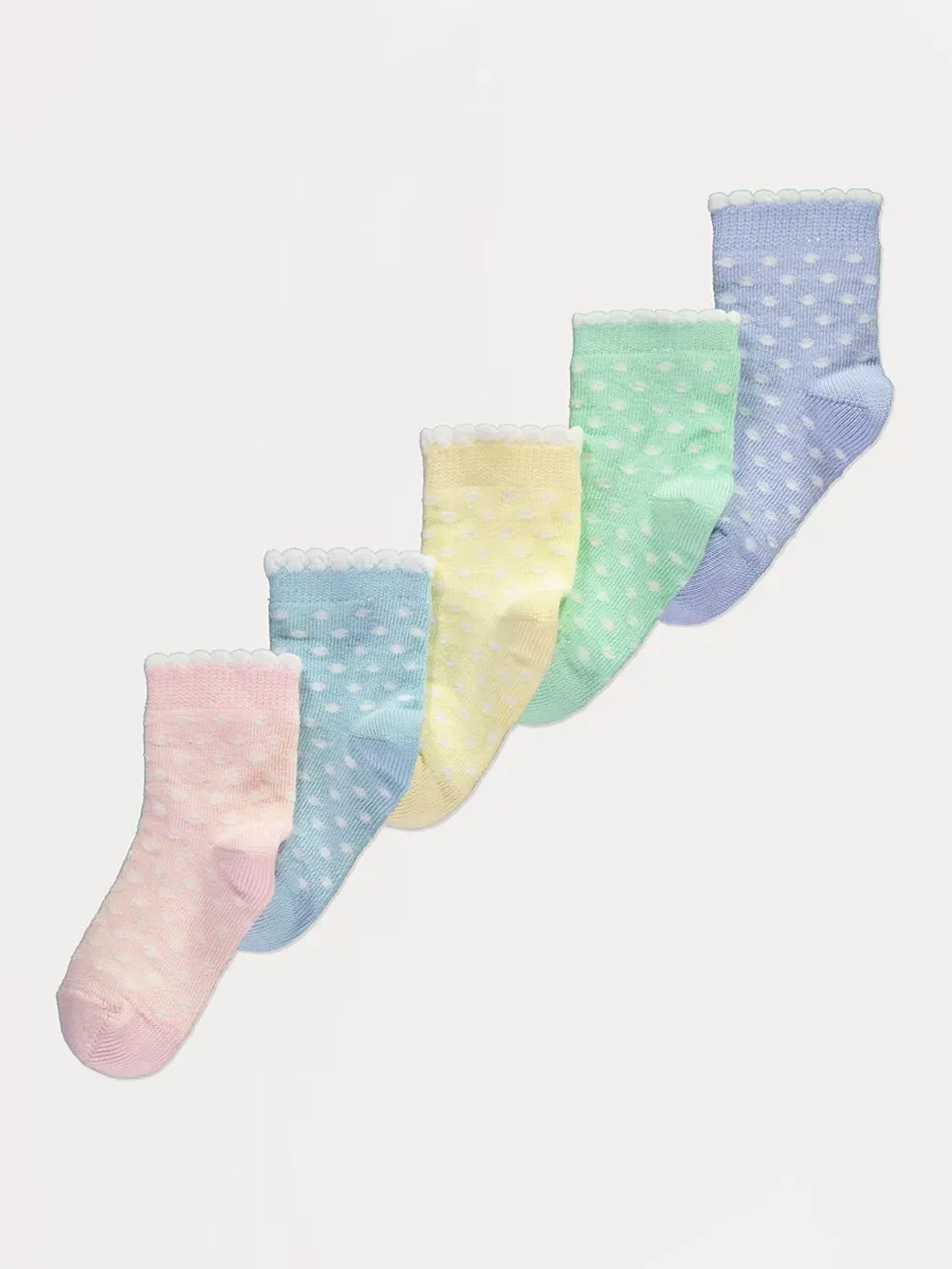 Polka Dot Socks 5 Pack
